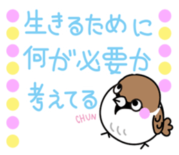 Thx! Is sparrow-chan. sticker #3264346