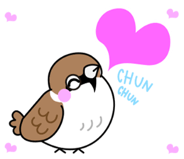 Thx! Is sparrow-chan. sticker #3264350