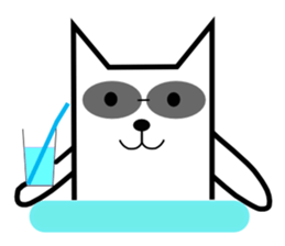 In fact ,it is a cat sticker #3264709