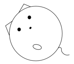 In fact ,it is a cat sticker #3264713