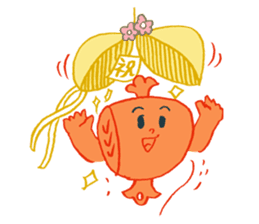 Lucky mallet boy sticker #3265411