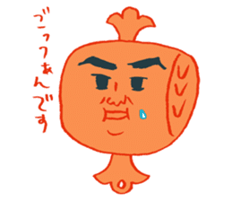 Lucky mallet boy sticker #3265427