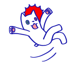 KAWAII BUTTON CAT (NONVERBAL) sticker #3265456