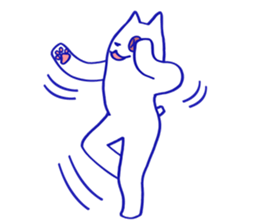 KAWAII BUTTON CAT (NONVERBAL) sticker #3265462