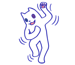 KAWAII BUTTON CAT (NONVERBAL) sticker #3265463