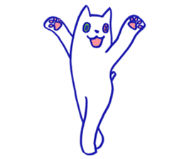 KAWAII BUTTON CAT (NONVERBAL) sticker #3265465