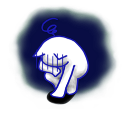 KAWAII BUTTON CAT (NONVERBAL) sticker #3265477