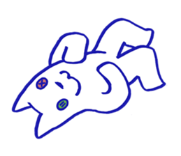 KAWAII BUTTON CAT (NONVERBAL) sticker #3265479