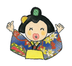 Graceful Japanese woman Yakko sister sticker #3265691