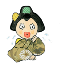 Graceful Japanese woman Yakko sister sticker #3265708