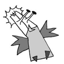 OWL-FOREST 3 ~YOUNG~ BLACK&WHITE sticker #3265733