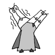 OWL-FOREST 3 ~YOUNG~ BLACK&WHITE sticker #3265737