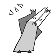 OWL-FOREST 3 ~YOUNG~ BLACK&WHITE sticker #3265748