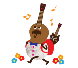 Mr. Ukulele of the Nomi-Nomi Island sticker #3265888