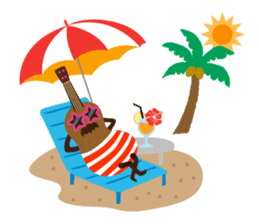 Mr. Ukulele of the Nomi-Nomi Island sticker #3265901