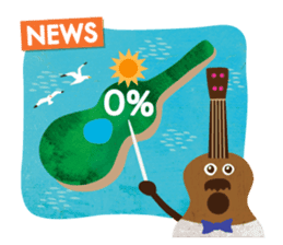 Mr. Ukulele of the Nomi-Nomi Island sticker #3265917