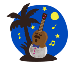 Mr. Ukulele of the Nomi-Nomi Island sticker #3265921