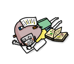 Basin's colorful humor sticker #3265962