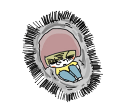 Basin's colorful humor sticker #3265969