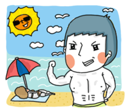 Basin's colorful humor sticker #3265974