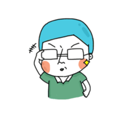 Basin's colorful humor sticker #3265976