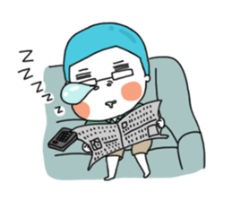 Basin's colorful humor sticker #3265983