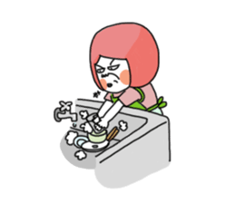 Basin's colorful humor sticker #3265994