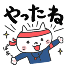 Cheer cat sticker sticker #3266764