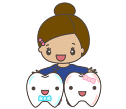 Sticker for exclusive use of the dentist sticker #3266922