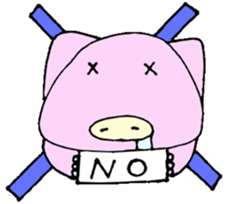 Yodare Pig sticker #3267494