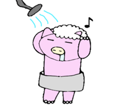 Yodare Pig sticker #3267507