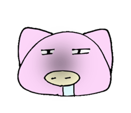 Yodare Pig sticker #3267516