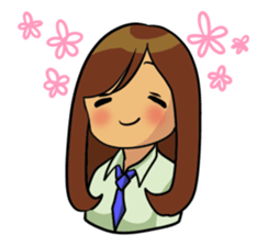 Lazy girls sticker sticker #3267737