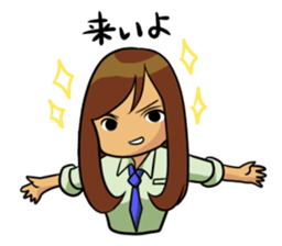 Lazy girls sticker sticker #3267749