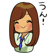 Lazy girls sticker sticker #3267754