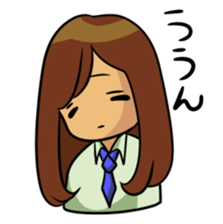 Lazy girls sticker sticker #3267755