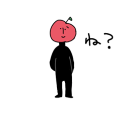 Apple of whole body tights sticker #3268217