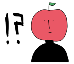 Apple of whole body tights sticker #3268221