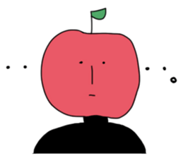 Apple of whole body tights sticker #3268232