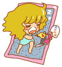 Cockatiels and Veggie Girl's Daily Life sticker #3268604