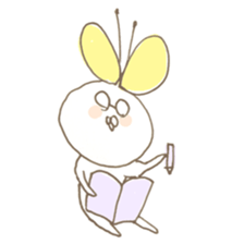 butterfly boy sticker #3269990