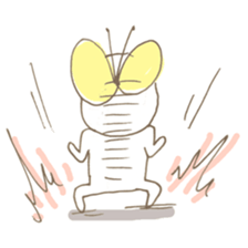 butterfly boy sticker #3269993