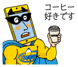 The yellow Pad Man for everyone sticker #3270592