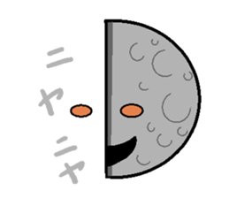 THE MOON sticker #3270771