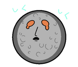 THE MOON sticker #3270772