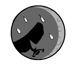 THE MOON sticker #3270774