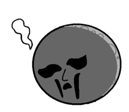 THE MOON sticker #3270789