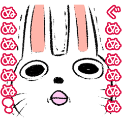 Strange rabbit Sticker vol.6