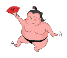 Sumo wrestler Koshimazu sticker #3271256