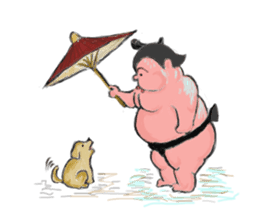Sumo wrestler Koshimazu sticker #3271259